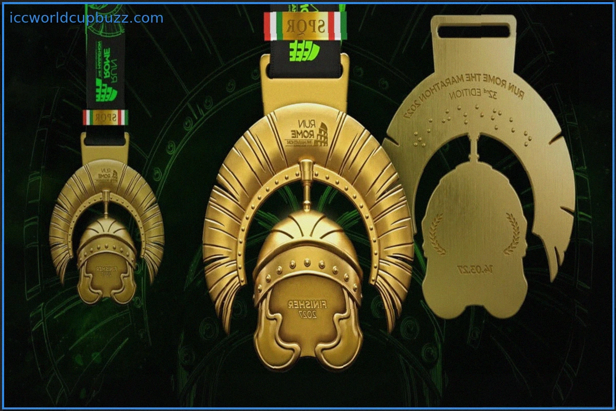 Run Rome The Marathon 2027: Centurion Helmet Medal